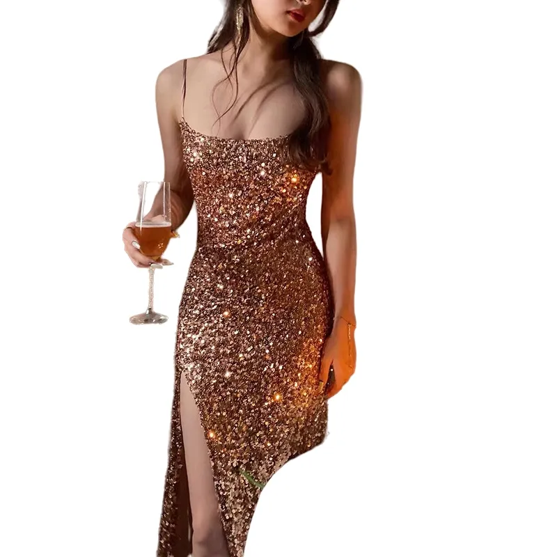 2022 Mode New Evening Dress Elegante Frauen Party für Tango Dance Brautkleider