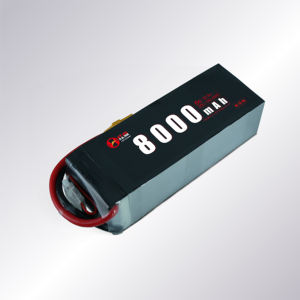 Batería Lipo 6s 22.8V 8000mAh 8Ah6S de Alta Tasa de Descarga 25C HD Li-Po para Drones, Paquete de Baterías para Vehículos de Ala Fija, VTOL y Multirrotor - Product Image 3