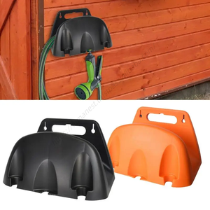 Support mural en plastique pour tuyau d'arrosage de jardin, organisateur de rangement pour robinet et tuyau d'arrosage, enrouleur de tuyau - Product Image 5
