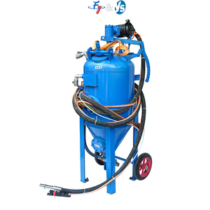 Machine de sablage à eau de qualité supérieure, sans poussière, portable, sur roues, pour le sablage à l'eau des métaux, l'élimination de la rouille et de la peinture, et la finition des surfaces. - Product Image 2