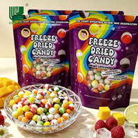 Bonbons aux fruits croquants lyophilisés, certifiés Halal, saveurs assorties, vente en gros, collation pour enfants, directement de l'usine Luyuan, OEM