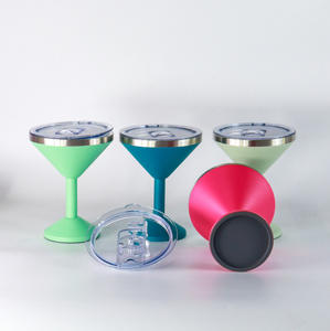 Gobelet à vin isotherme à double paroi de 10 oz, gobelets à vin en acier inoxydable, verres à vin - Product Image 6