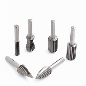6Pcs 3MM de acero de alto carbono de la <span class=keywords><strong>madera</strong></span> Rotary Burr de archivo Rasp broca para talla de <span class=keywords><strong>madera</strong></span> - Product Image 1
