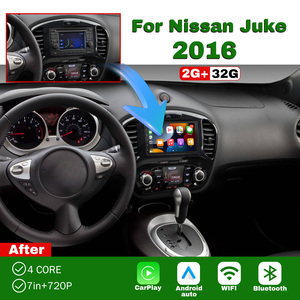 Autoradio Android con Carplay e Schermo Touch per Nissan <span class=keywords><strong>Juke</strong></span> <span class=keywords><strong>2016</strong></span>, Unità Principale 7 Pollici, Lettore DVD Universale, 64GB, Vendita Calda - Product Image 1