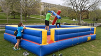 Offre Spéciale Pas Cher Prix Gonflable Gladiateur Joute Arène Jeux Avec Pôle Bâtons Pour Les Enfants Et Les Adultes Location