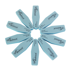 2025 Venta caliente manicura pulido <span class=keywords><strong>media</strong></span> <span class=keywords><strong>luna</strong></span> lima de uñas cuadrada y esponja bloque amortiguador de uñas al por mayor - Product Image 3