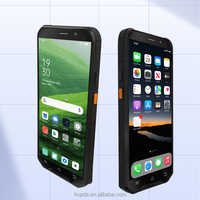 Barato 5,99 pulgadas HC750 Android 12 resistente PDA 1D/2D escáner de código de barras de mano resistente PDA colector de fecha para almacén en Stock