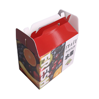 Boîte rigide en carton ondulé écologique personnalisée pour fruits frais - Emballage cadeau pour pommes, oranges et fruits du dragon