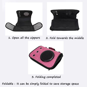 Spacious Ventilated Pet <b>Backpack</b> with Transparent Dome Window for Everyday Use Comfortable Pet Tote - Product Image 5
