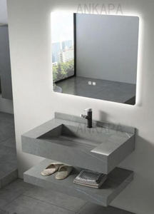 Vente chaude Étanche Double Couche Rock <span class=keywords><strong>Dalle</strong></span> One Piece Bassin Salle De Bains Vanité Convient Pour Appartement Salle De Bains Et Autres - Product Image 5