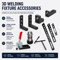 Kit de serrage de positionnement pour table de soudage en fonte, avec gabarit et dispositif de soudage 3D résistants à l'usure, pour l'assemblage et le positionnement des métaux