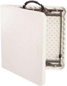 <span class=keywords><strong>Table</strong></span> de pique-nique pliable de 4 pieds, banc extérieur portable en HDPE, <span class=keywords><strong>hauteur</strong></span> réglable pour le <span class=keywords><strong>camping</strong></span>, jardin, banc de <span class=keywords><strong>table</strong></span> pliable en deux - Product Image 5