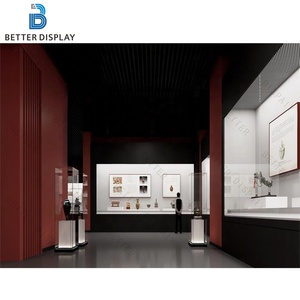 Bảo tàng hiện đại Hiển thị trường Hợp bảo tồn cao cấp lớp Artifact Showcase với LED chiếu sáng Tempered Kính triển lãm tủ - Product Image 4