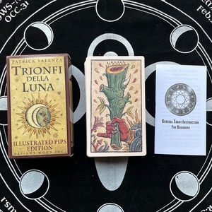 Cartes de tarot personnalisées en version anglaise de grande taille 7*12cm avec manuel en papier, cartes <span class=keywords><strong>oracle</strong></span> dans une boîte colorée - Product Image 5