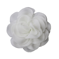 Appliques de fleurs de carnation en ruban gros-grain - Décorations personnalisées pour mariages, Pâques et Noël - Fournitures artisanales de couleur sur mesure