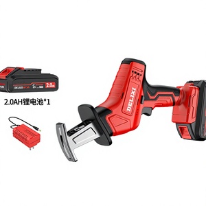 Scie alternative sans balais à batterie lithium Delixi, petite scie portative d'extérieur, scie électrique rechargeable pour la coupe du bois domestique - Product Image 6