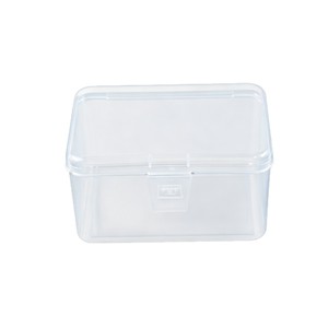 Transparent Plastic <b>Storage</b> <b>Box</b> 11.5x8x6.5cm With Lid For <b>Tools</b> Hardware Parts Organizing Bin Rectangle Shape PP Material - Product Image 4