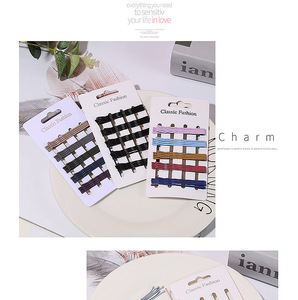 Venta al por mayor de fábrica: Juego de 10 pasadores para el cabello lacados de colores pastel. Estilo lacado simple en colores pastel. - Product Image 3