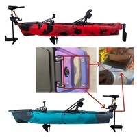 Support de moteur pour kayak à pédales, en aluminium, pour rivières, compatible avec moteur électrique, garantie 1 an