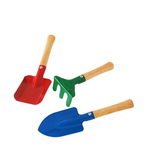 Garden Shovel Rake Spade Plastic Children Gardening Hand Held Tool Digging 3Psc