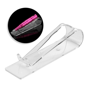Transparent Tattoo Machine Pen <b>Holder</b> Storage Base Display Tray for Permanent <b>Makeup</b> Artist Tools - Product Image 1