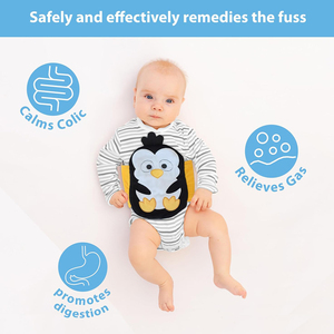 Alivio para Cólicos, Gases y Estómago Enfadado en Bebés, Envoltura Térmica para el Abdomen de Recién Nacidos, Almohadilla Térmica con Calor Relajante - Product Image 2