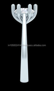 Anillo Solitario Vintage con Diamante Cultivado en Laboratorio de 1.00 Ct, Certificado IGI, Oro Sólido de 14K, Engaste Catedral Simple para Boda - Product Image 4