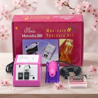 Machine à manucure 12W 20000 tr/min professionnelle, perceuse à ongles électrique 2000 avec affichage de la vitesse, lime à ongles, couteau à manucure, machine à pédicure