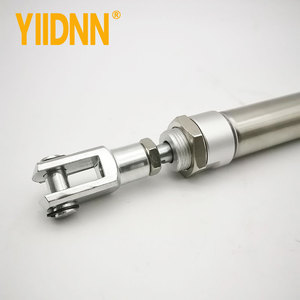 Cilindro Neumático de Acero Inoxidable <span class=keywords><strong>MA</strong></span>, Diámetro 25mm, Carrera 25/50/100/125/150/200/500mm, Doble Acción, Mini Cilindro de Aire MA25X75SCA - Product Image 3