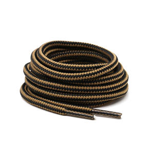 Lacets colorés pour chaussures, bottes de randonnée à rayures, avec corde ronde, vente en gros, - Product Image 5