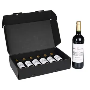 luxury subscription wine Soda Beer VODKA mailer shipping box wine set gift box main branded Cardboard packaging box