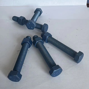 Bán buôn Mỹ tiêu chuẩn thép carbon Hex Bu lông đầu Lớp 8 hoàn toàn ren Metric kẽm mạ với 1 hạt mỗi bu lông sản xuất Trung Quốc - Product Image 1