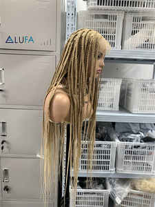 Perruque tressée LD013, perruque tressée en boîte, perruque tressée entièrement en dentelle, perruque tressée sans nœuds pour femmes, perruque tressée à la main, <span class=keywords><strong>coiffure</strong></span> naturelle tendance - Product Image 5