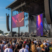 Écran LED P3.91 d'extérieur à location, pleine couleur, 4000 nits, avec protection avant/arrière IP65, boîtier en aluminium moulé sous pression, pour concerts et mariages