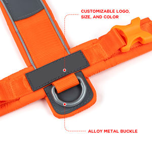 ヘンシャインナイトリフレクション効果統合ネックデザイン耐久性調整可能ナイロンスポンジ充填犬用ハーネス - Product Image 3