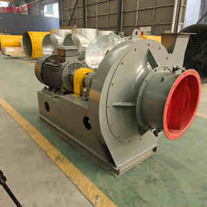 Ventiladores de conducto centrífugos de acero inoxidable anticorrosión, ventiladores de eliminación de polvo de soplador de caldera industrial OEM ODM de - Product Image 2