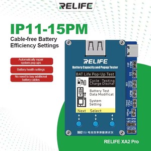 เครื่องทดสอบประสิทธิภาพแบตเตอรี่ RELIFE <span class=keywords><strong>XA2</strong></span> Pro สำหรับ iPhone 11-15 Series พร้อมฟังก์ชันป๊อปอัพแสดงสถานะแบตเตอรี่ - Product Image 6