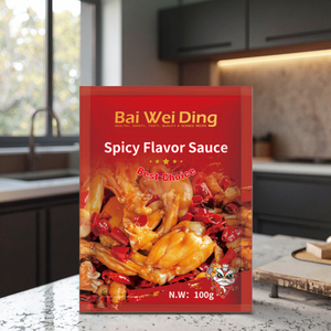 Sauce épicée Baiweiding ISO HACCP, best-seller, sauce chili marinée, restauration - Sir Fry HOT POT, base de soupe, marinade, 100g 1kg - Product Image 3