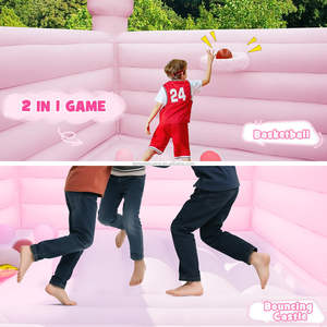 Château gonflable de 14 pieds, 100% PVC, château gonflable facile à installer, château gonflable extérieur pour les fêtes, les <span class=keywords><strong>vacances</strong></span>, le plaisir en plein air, <span class=keywords><strong>location</strong></span> commerciale - Product Image 6