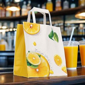 Bolsa de Papel Kraft Directo de Fábrica, 45 cm, Bolsa de Papel para Compras Personalizada con Impresión para Pan, Bolsa de Papel Ecológica DinoSource - Product Image 2