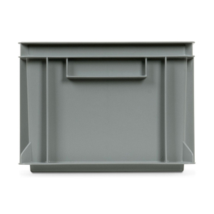 Fami Euro Box Caja de plástico de 400x300x220mm con asas cerradas y fondo liso - Product Image 2