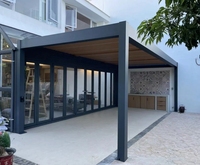 Pergola bioclimatique motorisée en aluminium de haute qualité pour jardin, cour, événements, terrasse, toit, arches, piscine, extérieur