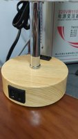 Branchez la lampe de table de contrôle de commutateur tactile de lumière LED pour le bureau d'étude de chevet de chambre à coucher avec le port mobile de C
