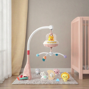 Móvil Musical de Plástico para Cuna de Bebé con Luces, Proyección Musical y Control Remoto para Recién Nacidos y Bebés - Product Image 3