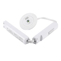 Plafonnier LED blanc chaud encastré 3W, batterie UFO de secours, lumière d'urgence Rechargeable pour l'accès au véhicule de pompiers