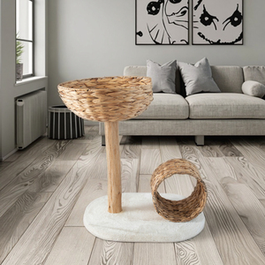 Torre Tiragraffi per Gatti in Legno di Alta Qualità per Interni, Albero da Arrampicata Moderno e Lussuoso per Gatti - Product Image 2