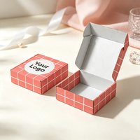 Cajas de Envío Impresas Personalizadas a Precio de Fábrica, Caja de Envío Roja con Logotipo Personalizado, Caja de Cartón Corrugado para Ropa
