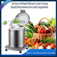 Essoreuse automatique de légumes pour choux chinois et frites, déshydrateur et sécheuse centrifuge pour la transformation des légumes