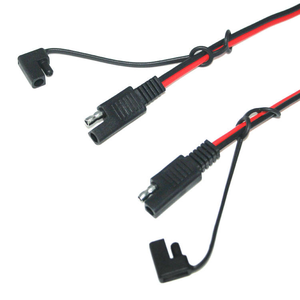 12V 12AWG SAE 2-pins connector met beschermkap verlengkabel SAE batterijplug verlengkabelboom voor auto's - Product Image 3