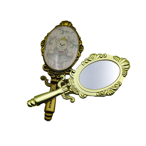 High End Customized Carving Pattern Art Museum Gift Souvenir Gift Folded <b>Compact</b> <b>Mirrors</b> Luxury Metal Foldable <b>Mirror</b> - Product Image 4